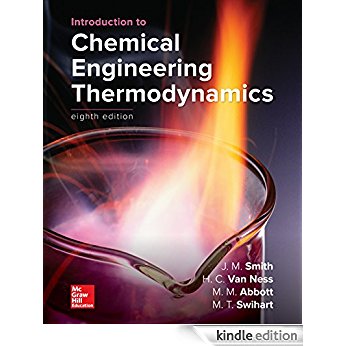 دانلود کتاب Introduction to Chemical Engineering Thermodynamics 8th دانلود کیندل :  Smith, H C Van Ness, Michael , 1259696529 9781259696527 